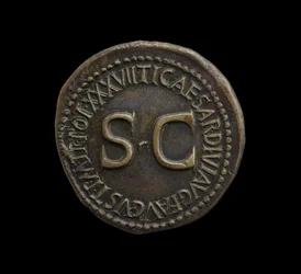 Roman Imperial Coin from Rome, AD 35-36